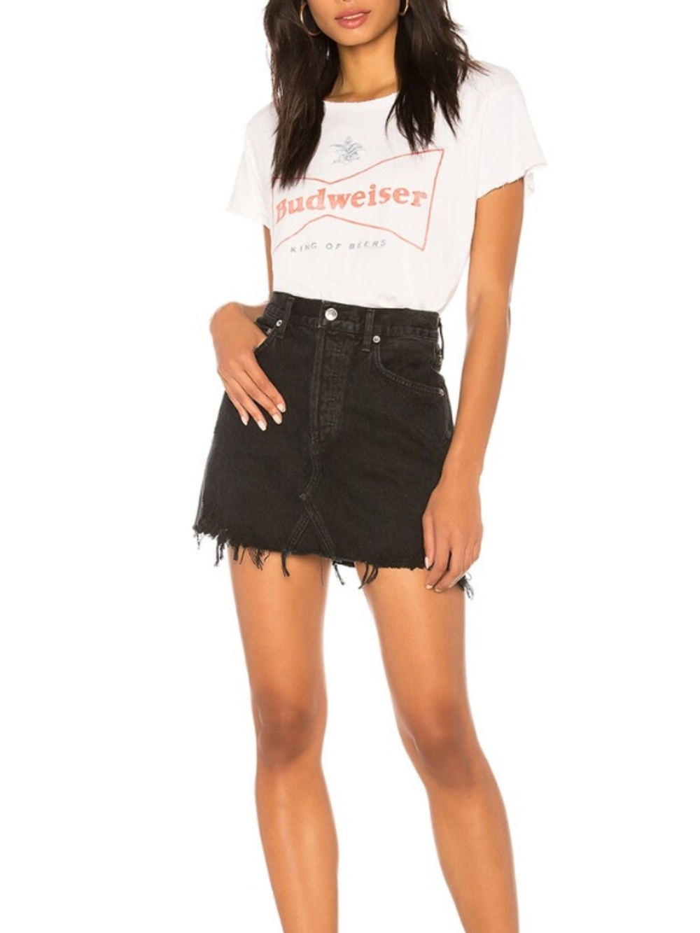 Agolde Quinn Mini Skirt